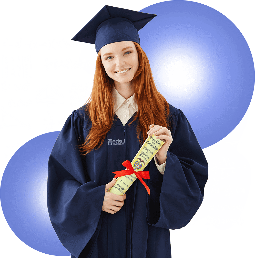 Estudiante con diploma EDSU